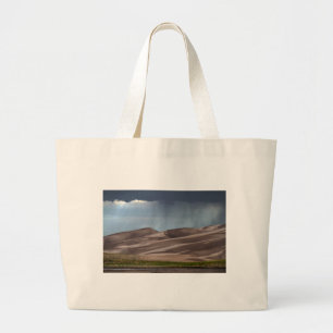 Grand Tote Bag Pluie sur les grandes dunes de sable