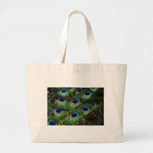 Grand Tote Bag Plumes de paon