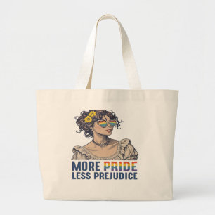 Grand Tote Bag Plus de fierté moins de préjugés