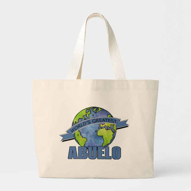 Grand Tote Bag Plus grand Abuelo du monde (Devant)