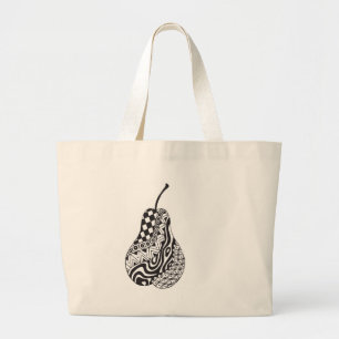 Grand Tote Bag poire modelée fourre-tout