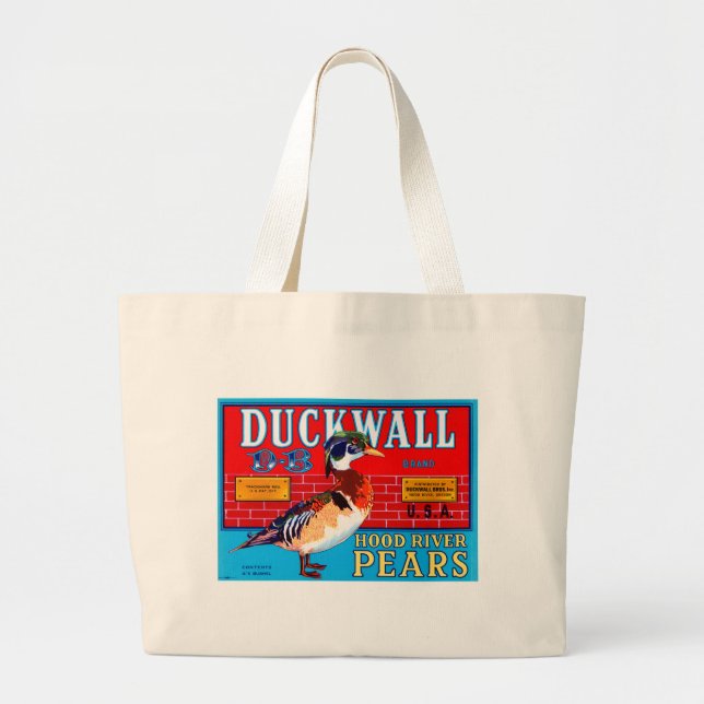Grand Tote Bag Poires de la rivière Ducwall Hood (Devant)