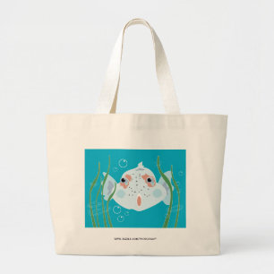 Grand Tote Bag Poisson Drôle