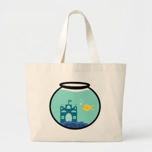 Grand Tote Bag Poissons d'or