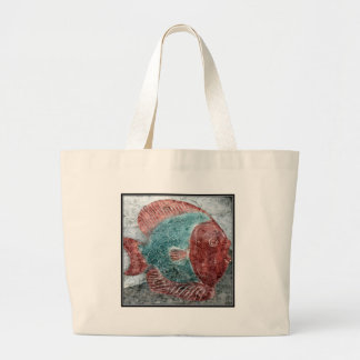 Grand Tote Bag Poissons en pierre