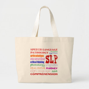 Grand Tote Bag Police colorée d'amusement de pathologiste de