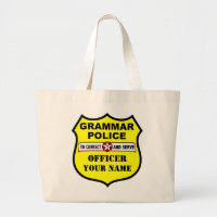 Police Fourre-tout personnalisable de grammaire