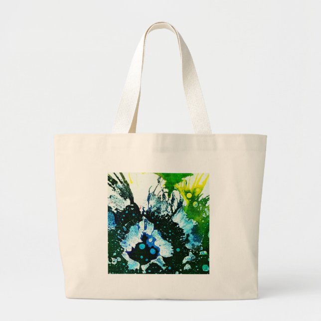Grand Tote Bag Polychromoptique #2C par Michael Moffa (Devant)