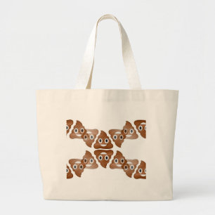 Grand Tote Bag poop emojis