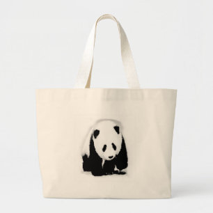 Grand Tote Bag Pop Art Baby Panda