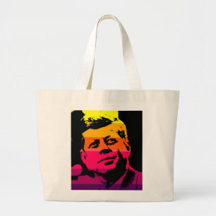 Grand Tote Bag Pop Art Jack JFK John F. Kennedy