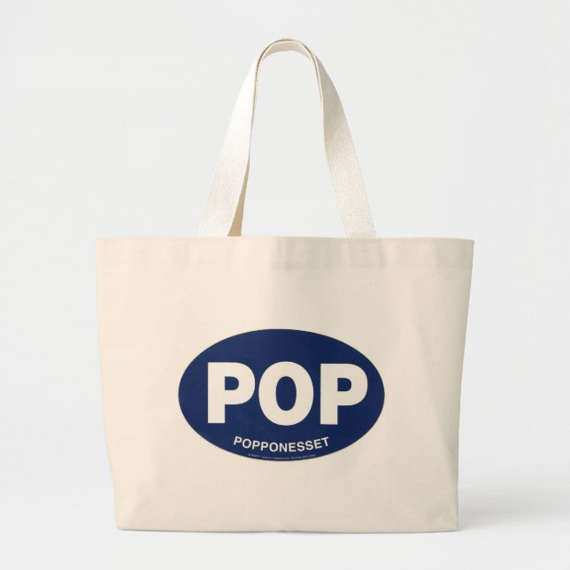 Grand Tote Bag POP Popponesset grand Fourre-tout (Devant)