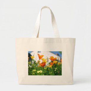 Grand Tote Bag Poppies de Californie