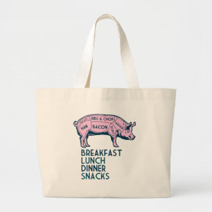 Grand Tote Bag Porc, c'est tout bon !