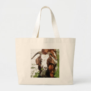 Grand Tote Bag Portrait Artistique Whimsical D'Un Graissage De Ch