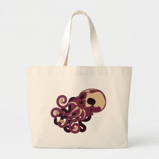 Grand Tote Bag Poulpe de crâne