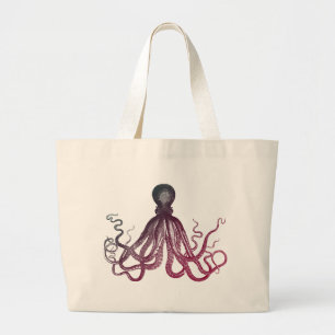 Grand Tote Bag Poulpe fourre-tout
