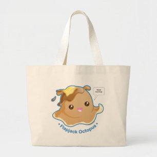Grand Tote Bag Poulpe mignon de biscuit à l'avoine