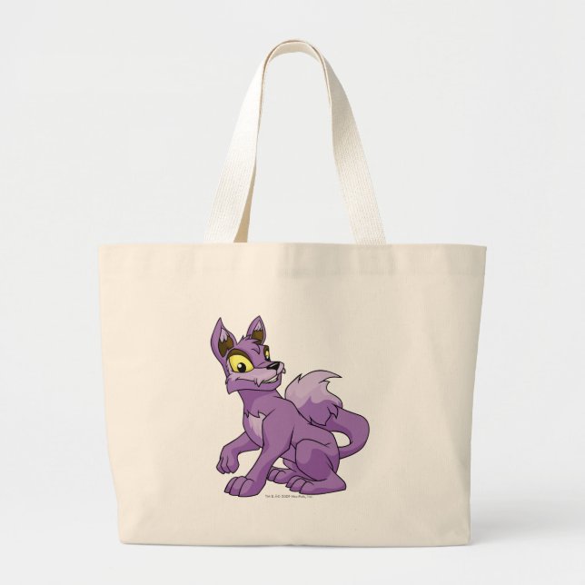 Grand Tote Bag Pourpre de Lupe (Devant)