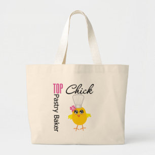 Grand Tote Bag Poussin supérieur de pâtisserie
