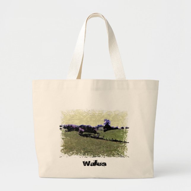 Grand Tote Bag Powys Doodle (Devant)