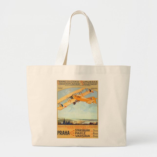 Grand Tote Bag Praha ~ Franco Roumanie (Devant)