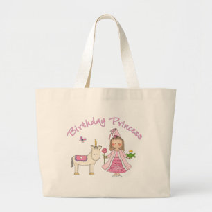 Grand Tote Bag Princess Unicorn Birthday Girl
