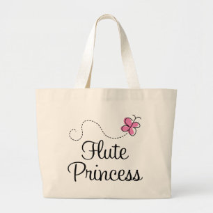 Grand Tote Bag Princesse mignonne de cannelure