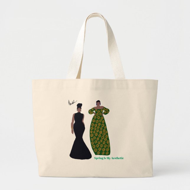Grand Tote Bag Printemps de mode ! (Devant)
