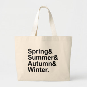 Grand Tote Bag Printemps Été Automne Hiver   Quatre Saisons