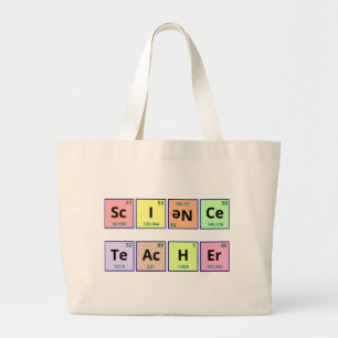 Grand Tote Bag Professeur de Sciences