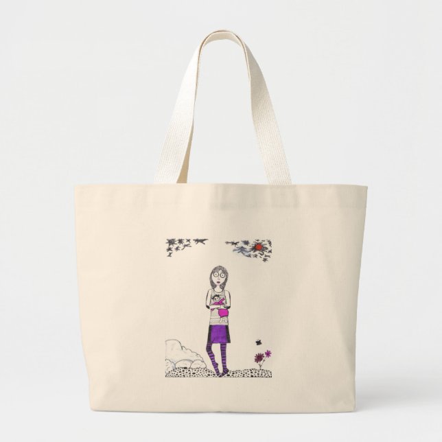 Grand Tote Bag Promenade déplaisante (Devant)