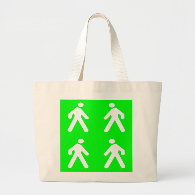 Grand Tote Bag Promenez-vous dans le vert (Devant)