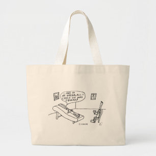 Grand Tote Bag Psychologue tubulaire