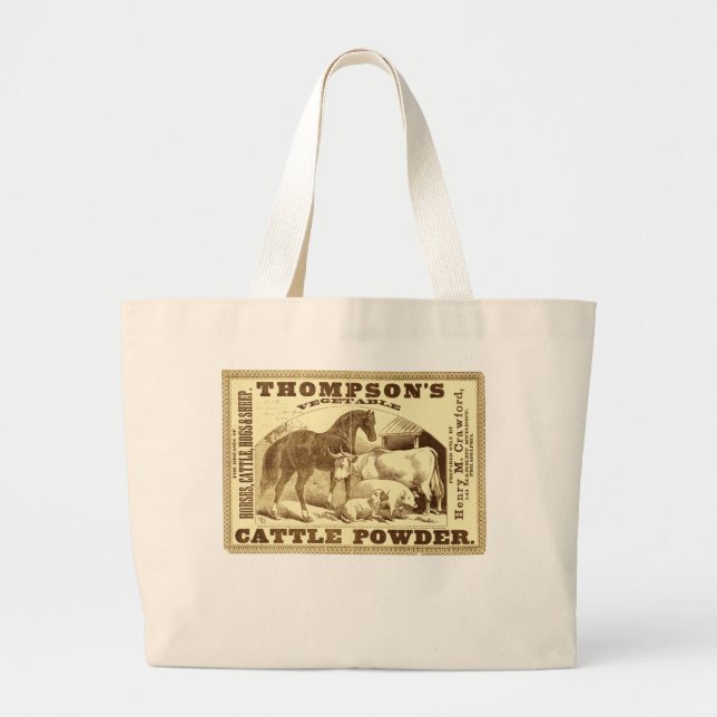 GRAND TOTE BAG PUISSANCE DE CHATEAU (Devant)