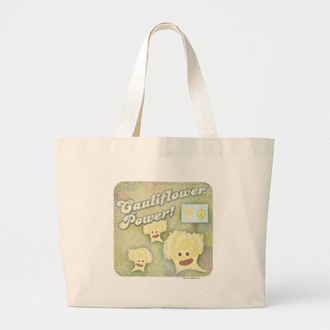 Grand Tote Bag Puissance du chou (Devant)