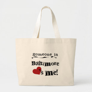 Grand Tote Bag Quelqu'un à Baltimore