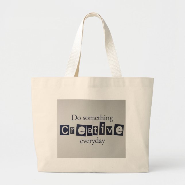 Grand Tote Bag quotidien créatif (Devant)