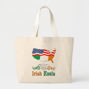 Grand Tote Bag Racines irlandaises américaines