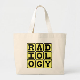 Grand Tote Bag Radiologie, l'étude de l'imagerie médicale