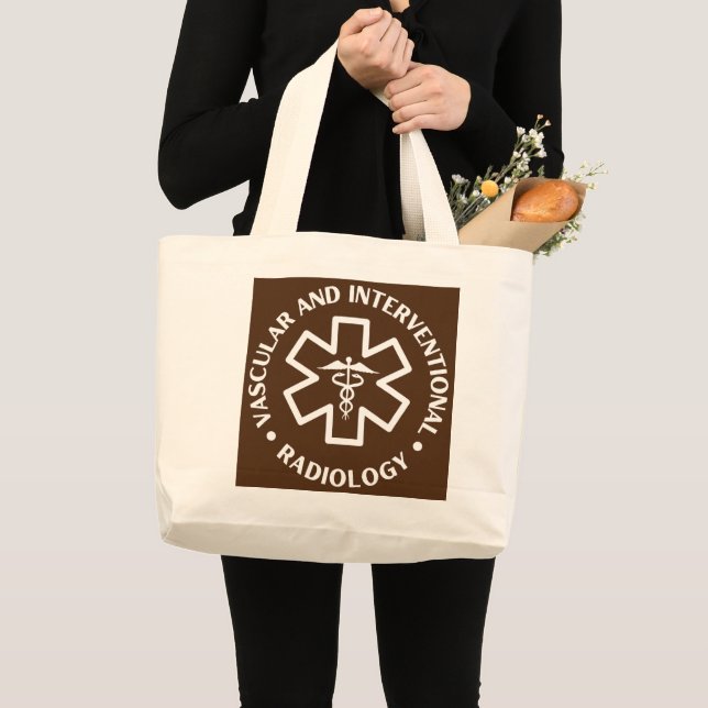 Grand Tote Bag radiologie vasculaire et interventionnelle (Devant (produit))