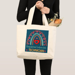 Grand Tote Bag Rainbow RBT Technicien de comportement enregistré