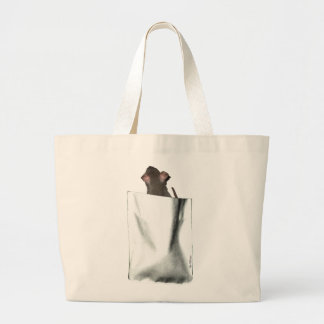 Grand Tote Bag Rat de poche (visage)
