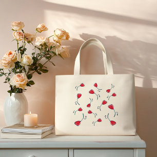 Grand Tote Bag Red Poppy