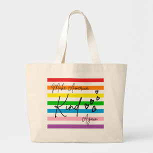 Grand Tote Bag Refaisons de l'Amérique un endroit gentil
