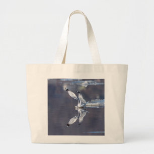 Grand Tote Bag Réflexions de goélands
