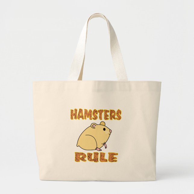 GRAND TOTE BAG RÈGLE DE HAMSTERS (Devant)