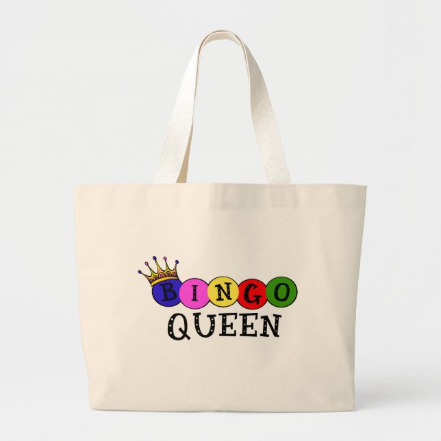 GRAND TOTE BAG REINE DE BINGO-TEST (Devant)