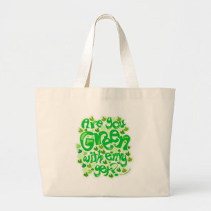 Grand Tote Bag Rendez-les verts avec envie