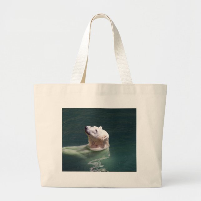 Grand Tote Bag Repose d'ours polaire (Devant)